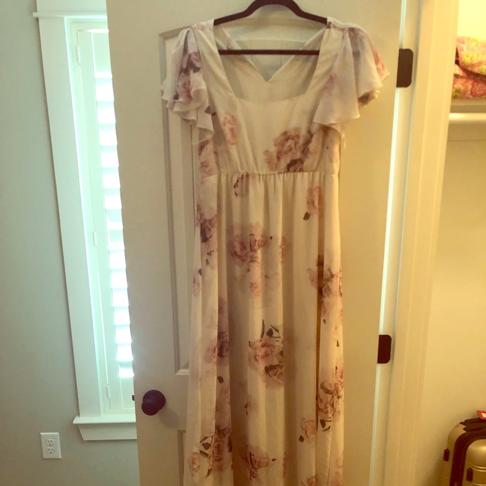 Maternity Floral Maxi Dress